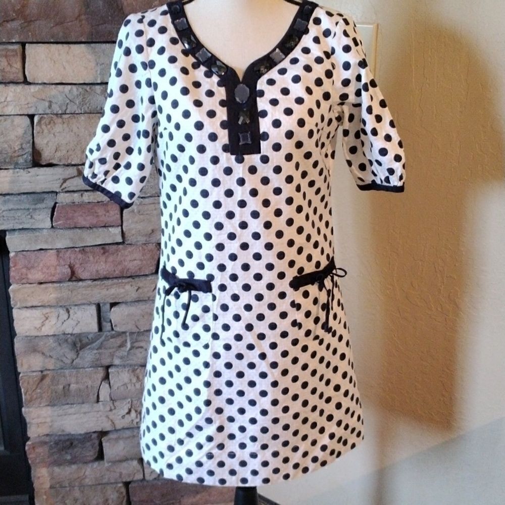 S. Yarolan Textured Embellished Dress